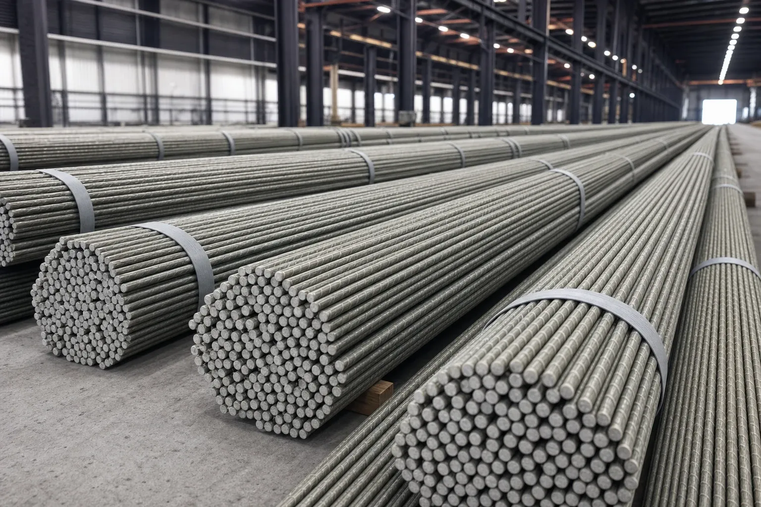 Barres d’armature en GFRP Composite Group — prise studio